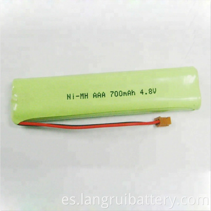 1/4AAA 80MAH NI-MH Batería recargable